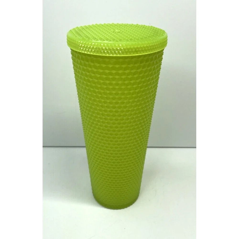 Starbucks Glow in the Dark 24 oz Cold Cup NO STRAW Tumbler Cup‎ Studded